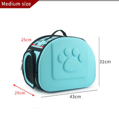 Travel Pet Bag Cat Flower Carriers Bags Breathable Pink Folding Small Dog Outdoor Shoulder Bag Folding Cats Carrying