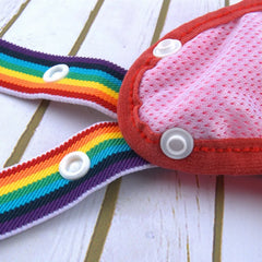 Pet Dog Shorts Diaper Sanitary Physiological Pants Washable Dog Panties Menstruation Dot Print Underwear Briefs for Girl Dogs