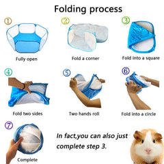 Pet Playpen Portable fashion Open Indoor / Outdoor Small Animal Cage Game Playground Fence for Hamster Chinchillas Guinea- Pigs