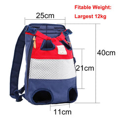 Pet Backpack Carrier For Cat Dogs Front Travel Dog Bag Carrying For Animals Small Medium Dogs Bulldog Puppy Mochila Para Perro