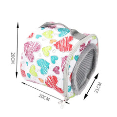 Pet Carrier Convenient Hamster Rabbit Chinchilla Hedgehog Dutch Pig Case Handbag Small Pet Breathable Warm Travel Carrying Bag
