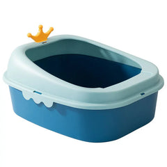 Cat Litter Box Design, Semi-Enclosed Sandbox, Big Space Toilet, Prevent Splash Tray, Kittens, Sand Litter Boxes
