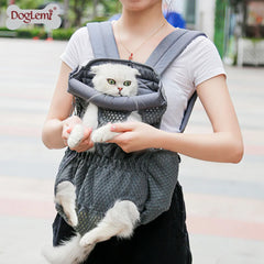 New Pet Dog Travel Carrier Bag Backpacks Cat Puppy Pet Front Shoulder Carry Bag for Pet Dogs and Cats Breathable Carrying Bags