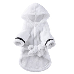 Dog Bath Robe After Bath, Quick Dry Absorbent Towel Robe with Belt for Small Medium Dogs Cats, Post Bath Drying Pet Accessories