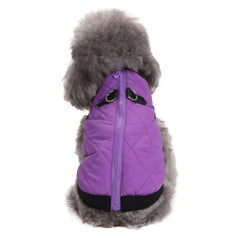 Winter Pet Dog Clothes Waterproof Zipper Jacket For Small Dog Warm Puppy Coat Dog Clothing Leisure Jacket For Chihuahua Pug