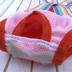 Pet Dog Shorts Diaper Sanitary Physiological Pants Washable Dog Panties Menstruation Dot Print Underwear Briefs for Girl Dogs