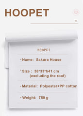 Cute Fully Enclosed House for Cats, Warm Winter Pet House, Super Soft Sleeping Bed for Puppy, Cat House Suppliers