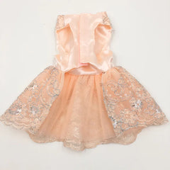 Summer Pet Clothes Dot Dog Dress For Dogs Skirt Summer Princess Dog Wedding Dresses York Clothes For Dogs Skirts Pet Cat Dress