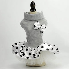 Summer Pet Clothes Dot Dog Dress For Dogs Skirt Summer Princess Dog Wedding Dresses York Clothes For Dogs Skirts Pet Cat Dress