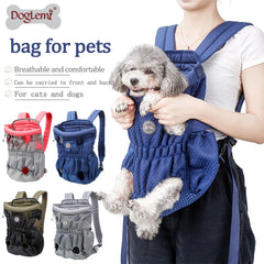 New Pet Dog Travel Carrier Bag Backpacks Cat Puppy Pet Front Shoulder Carry Bag for Pet Dogs and Cats Breathable Carrying Bags