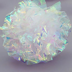 12Pcs Cat Mylar Crinkle Balls Cat Toy Interactive Sound Ball Big Plastic Balls Crinkle Crackle Ring Paper Kitten Pet Play Toy