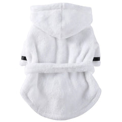 Dog Bath Robe After Bath, Quick Dry Absorbent Towel Robe with Belt for Small Medium Dogs Cats, Post Bath Drying Pet Accessories