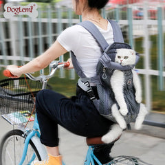 New Pet Dog Travel Carrier Bag Backpacks Cat Puppy Pet Front Shoulder Carry Bag for Pet Dogs and Cats Breathable Carrying Bags