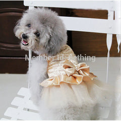 Summer Pet Clothes Dog Dress For Dogs Skirt Summer Princess Dog Wedding Dresses York Teddy Clothes For Dogs Skirts Pet Cat Dress