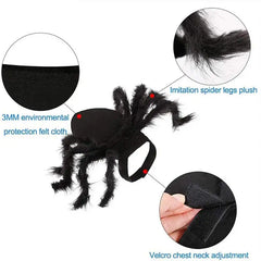 Spider Costume For Dogs Cosplay Outfit Props Halloween Dress Up Clothes Halloween Party Costume Dress Up Props For Cats Puppies