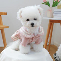 Pet Dress, Dog Cat Fur Coat, Autumn and Winter Warm Princess Dress Cute Thick Dress Dog Dresses for Small Dogs Puppy