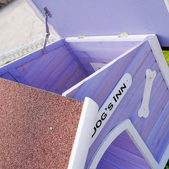 Solid Wood Dog House Large Outdoor Dog House Pet Dogs Park Pets Puppy Bed's Dogs Kennel Crate Little Houses and Rooms for Living