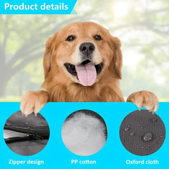 100x70cm All-Season Waterproof Pet Mat Foldable Outdoor Dog Pad Non-Slip Bottom for Camping Travel Indoor Outdoor Use