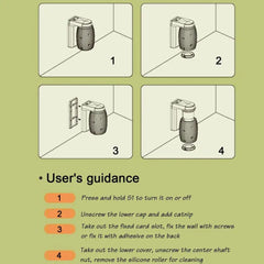 Smart Cat Self Groomer With Catnip Automatic Rotating Cat Massager Wall Corner Groomers Smart Self Cleaning Cat Brush