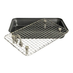 Bunny Litter Box Removable Litter Box Reusable Training Pan Cage Stainless Steel Potty Trainer for Small and Medium Animals