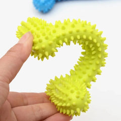 Pet Toys for Small Dogs Rubber Resistance To Bite Dog Toy Teeth Cleaning Chew Training Toys Pet Supplies Puppy Dogs 2025new