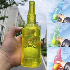 Pet Dog Toys Potable Anti-stress Pet Toys Plastic Water Bottle Crunchy Toys with Ball For Indoor Outdoor For Cat Kittens