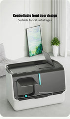 New Top-entry Cat Litter Box Tray Kitten Extra Large Fully Enclosed Anti-splash Mat Anti-smell Cats Litter Box Pet Products