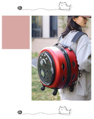 Portable Cat Carrying Bags Large Capacity Pet Carriers Backpack Travel Cats Carry Handbag with Wheel Pets Carriers Trolley Case