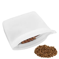 Silicone Dog Treat Pouch With Easy Closure Outside Training Pet Treat Bag Moisture-proof Dog Treat Holder For Dogs Training