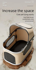 New pet stroller for outdoor use, lightweight and foldable, suitable for medium-sized and small dog and cat households. Outdoor