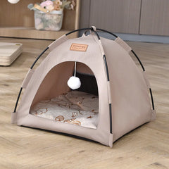 Pet Nest Tent Semi Closed Foldable Outdoor Pet Supplies Breathable Tent Pet Summer Cooling Warm Pads Pet Decoration Supplies