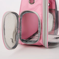 Portable Pet Backpack Outdoor Cat Supplies Transparent Shoulder Bag Pet Bag Breathable Space