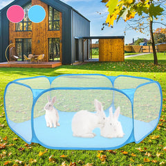 Portable Pet Playpen Cat Dog Cage Tent Playpen Folding Fence For Hamster Hedgehog Small Animals Breathable Puppy Outdoor Pet Hot