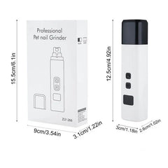 Dog Nail Grinder Rechargeable Paws Grooming Dog Nail File Tool Pet Grooming Toenail File Trimmer With 3 Modes For Families