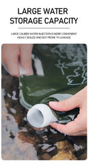 Outdoor 7.5L Portable Water Bag with Faucet PET Material Collapsible Water Container Bag Suitable for Camping Hiking Backpacks