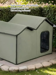 Outdoor Cat House Removable and Washable Design Pet Bed Waterproof Cat Dog Universal Convenient Storage and Washable Dog House