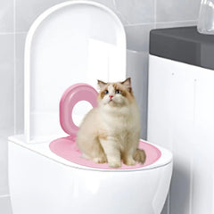 Cat Toilet Seat Trainer Sand Box Cat Trainer Reusable Urinal Seat Potty Cat Hygiene Trainer For Pet Care Train Your Cat To Use