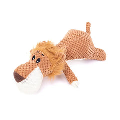 Plush Cartoon Puppy Dog Toys Pet Chew Squeak Toys Small Dogs Teeth Grinding Bite Interesting Cute and Highly Elastic Pet Toys