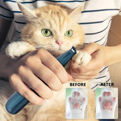 Pet Grooming Kit Dog Cat Paw Hair Clipper Trimmer LED Professional Dog Shaver Cutters Nail Grinding Machine Tools Supplies 2021