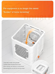 Detached pet drying box Multifunctional cat hair dryer Household water blower for small dogs Large capacity pet drying box