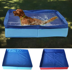 Pet Swimming Pool Foldable Cat Dog Toy Pool Outdoor Portable Non-slip Summer Swimming Pool Pet Cleaning Water Basin Pet Supplies