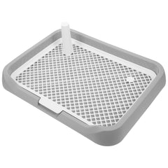 Litter Box For Small Large Dogs Pet Toilet Indoor Training Puppy Pee Pad Holder Clean Balcony Dog Potty Tray With Grid
