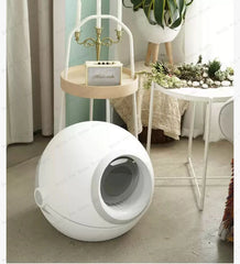 Fully Enclosed Odor-isolating Cat Litter Box Splash-proof Large Cat Toilet Cat Supplies Cat Litter Tray with Shovel