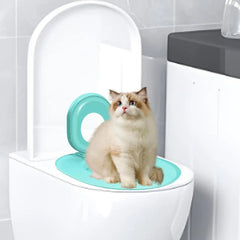 Cat Toilet Trainer Sand Box Cat Trainer Reusable Urinal Seat Potty Cat Hygiene Trainer For Pet Care Train Your Cat To Use The