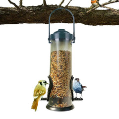 Wild Bird Seed Feeder Multiple Holes Bird Feeder Pet Bird Feeder Hanging Garden Paddock Bird Feeding Tool Outdoor Decoration