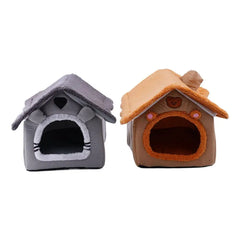 Foldable Sleeping Pet House Removable Washable Cat Cube Hide House Puppy Cave Sofa Pet Bed House for Small Dogs Medium Cats