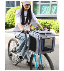 Bicycle Carrying Cat Bag Dog Bag Pet Bag Portable Backpack For Outdoor Use Suitable For Carrying Bicycles And Motorcycles