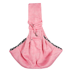 Pet Sling Carrirer Bag for Small Dogs Cats, Cross Shoulder Canvas Carrying Bags Fits Puppies Teddy Chihuahua for Walking Travel