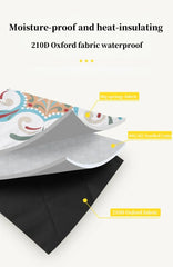 Outdoor picnic mat is a hand-held luggage protection and moisture-proof camping blanket, suitable for travel, beach and trips.