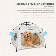 Portable Pet Tent Foldable Pet Playpen for Dogs and Cats Indoors/Outdoors Fully Automatic Waterproof Pet Tent with Carrying Bag